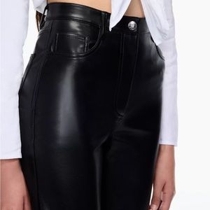 Aritzia Wilfred Melina Vegan Leather Pant